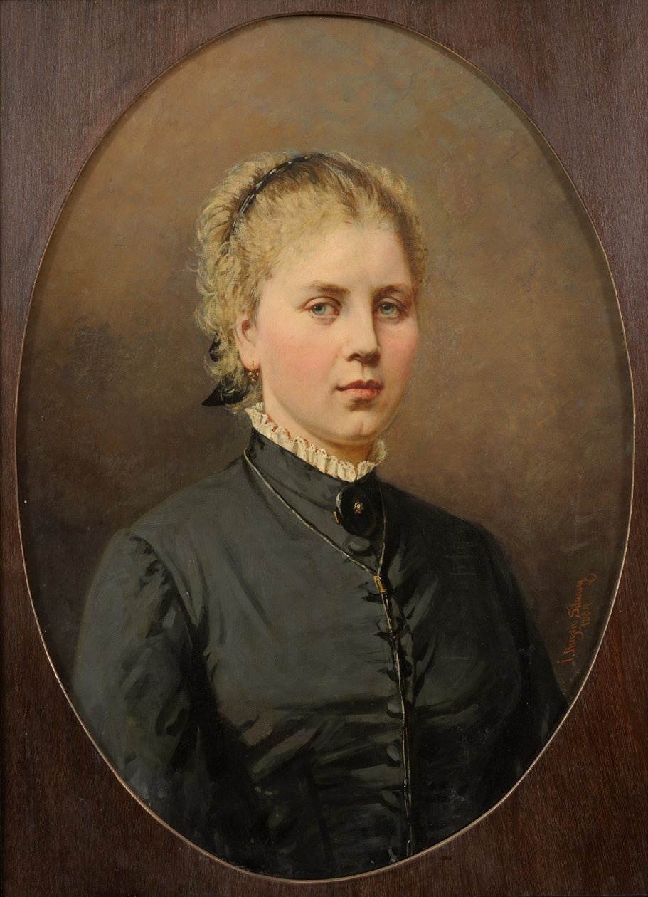 Hagen-Schwarz, Julie. Portret Daami. Marisa V. Wolf autorstwa Julie Wilhelmine Hagen Schwarz