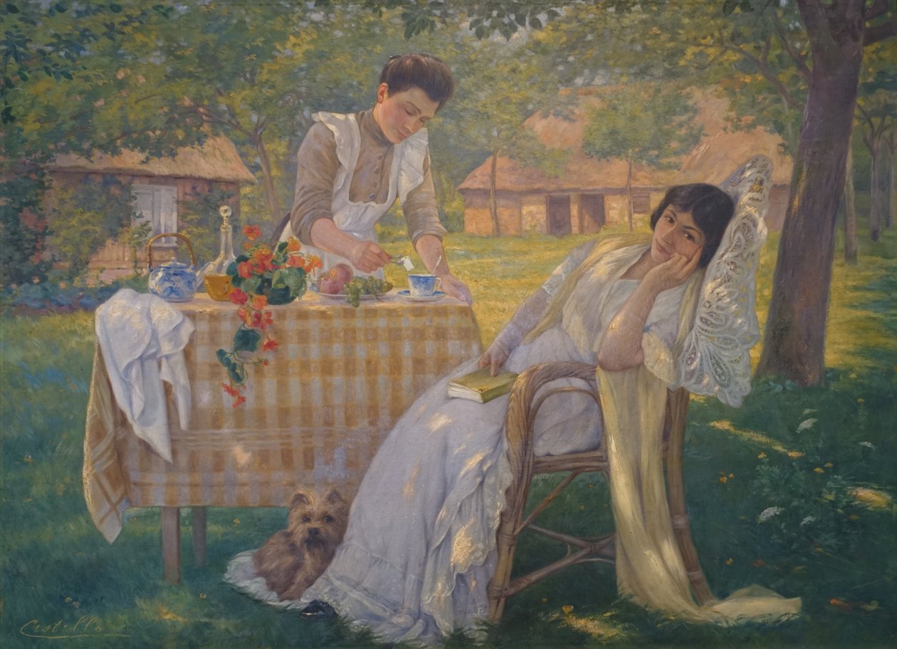 Sous les pommiers, pod jabłonią autorstwa Julie de Cistello
