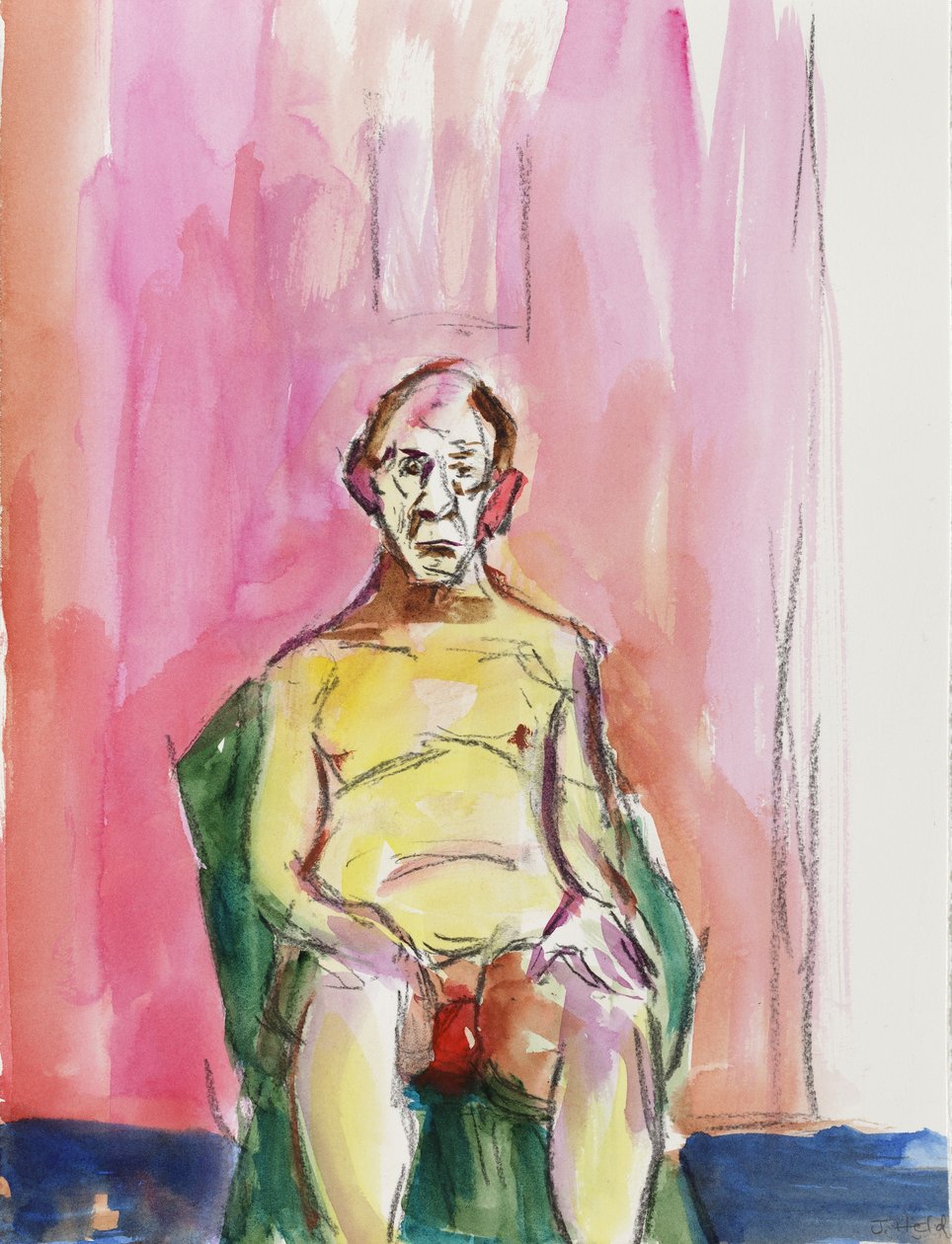 Akt Męski, 2015, autorstwa Julie Held