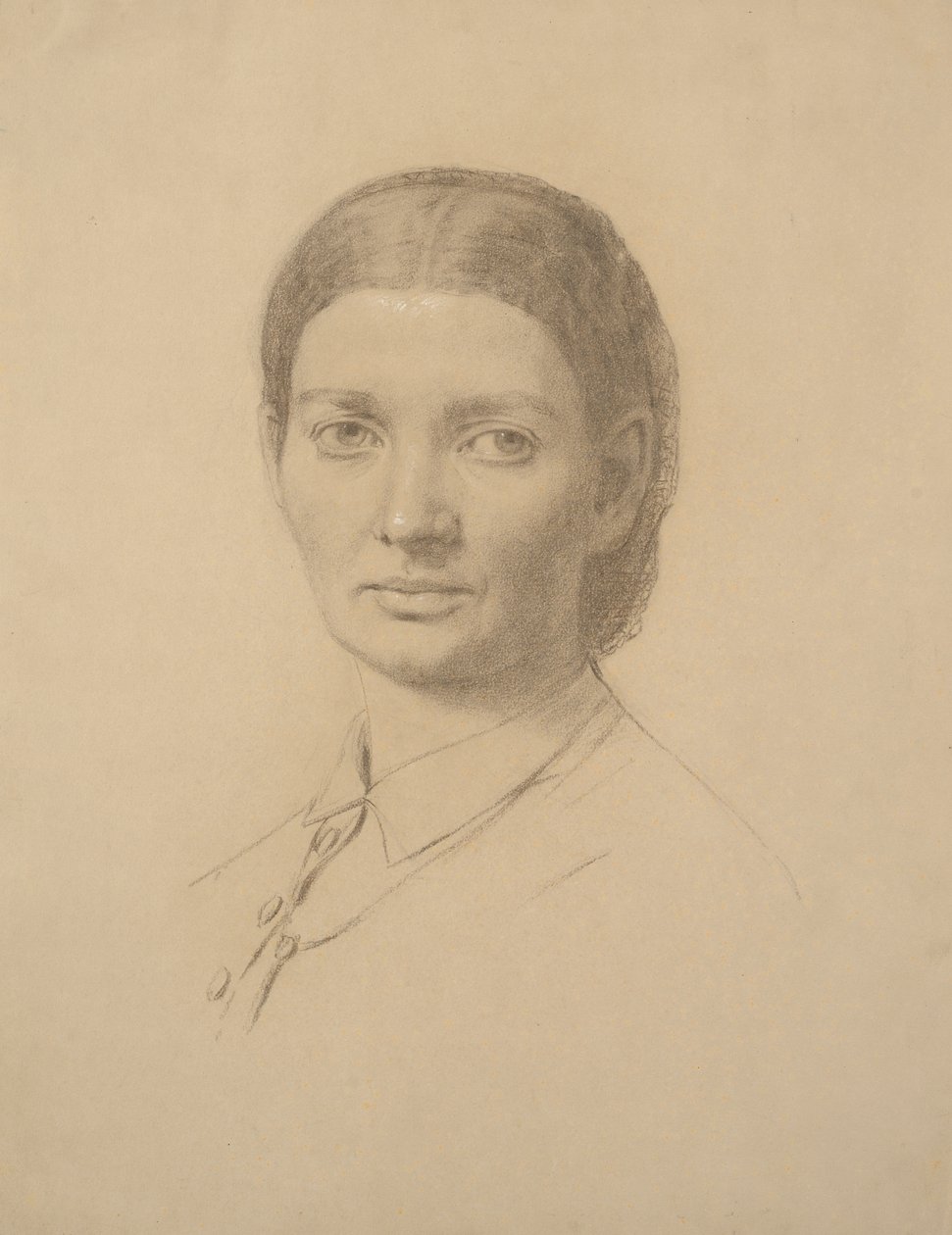 Hagen-Schwarz, Julie. Autoportree (dateerimata) autorstwa Julie Wilhelmine Hagen Schwarz