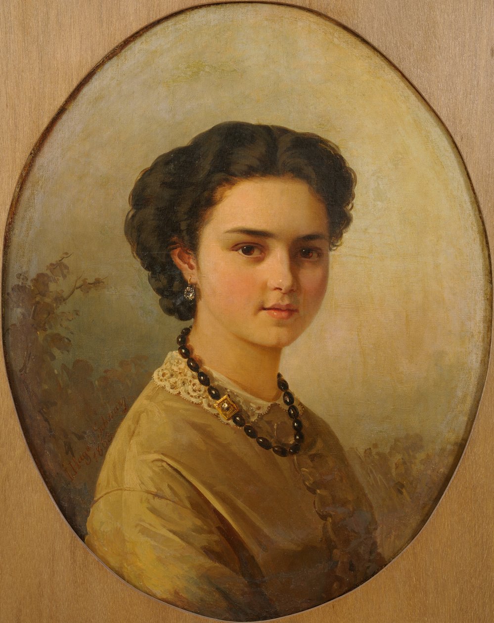 Portret damy autorstwa Julie Wilhelmine Hagen Schwarz