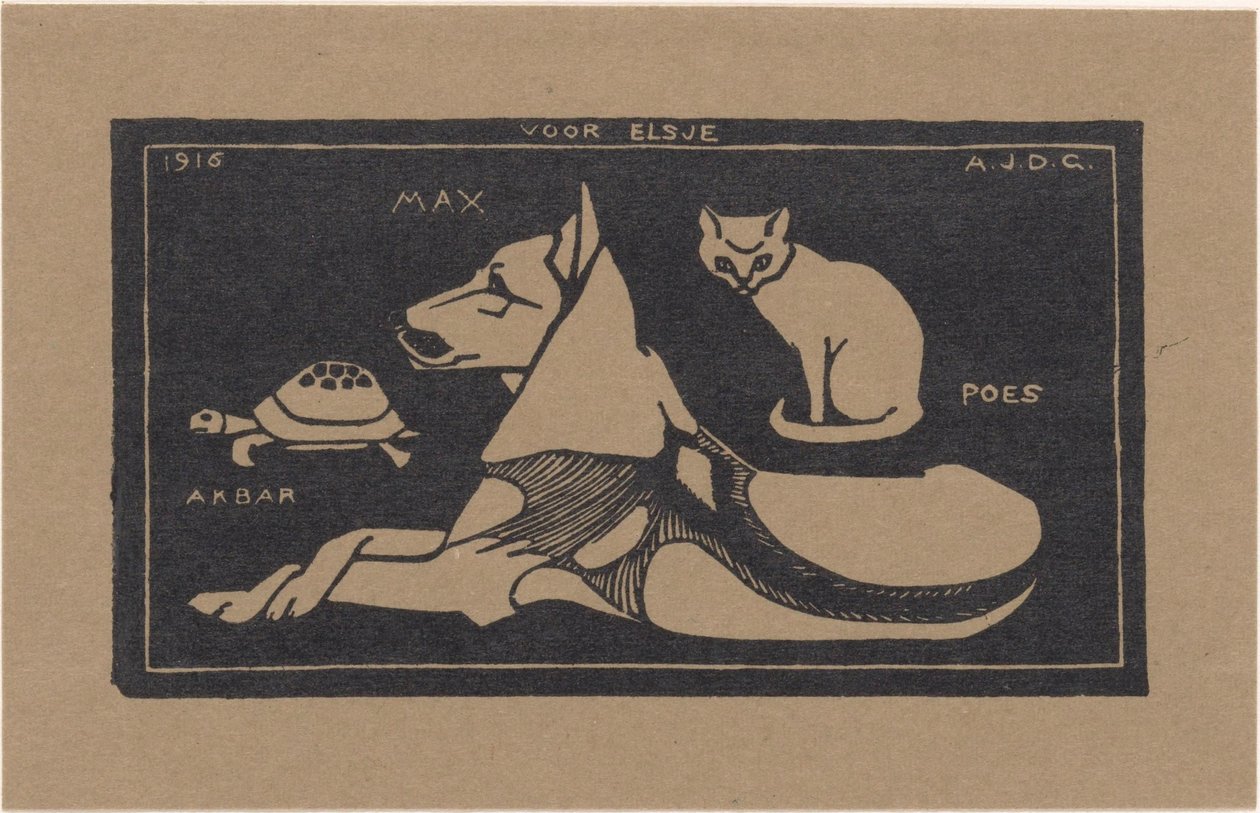 Akbar, Max, Poes (tytuł na obiekcie) autorstwa Julie de Graag
