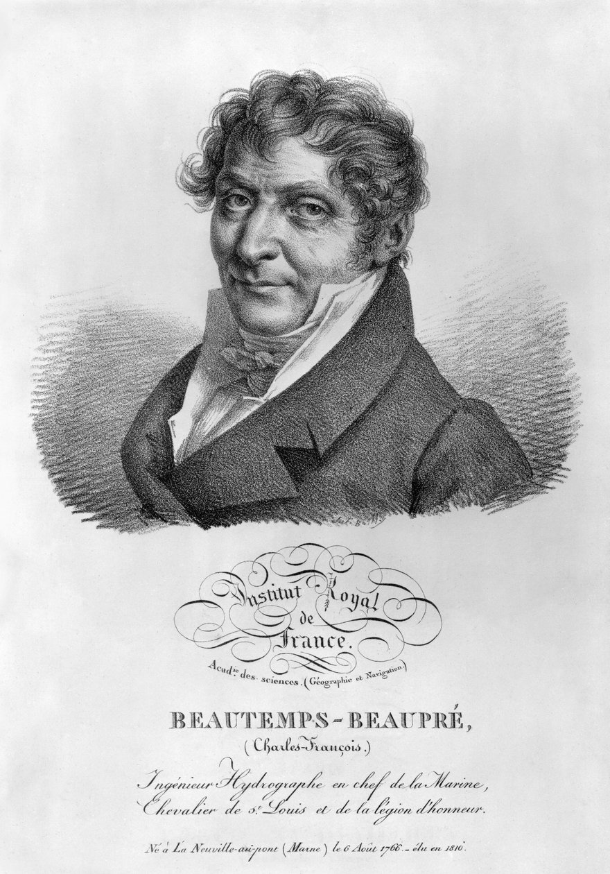 Charles de Beautemps-Beaupre (1766-1854) z „Kolekcja portretów sławnych ludzi” autorstwa Julien Leopold Boilly