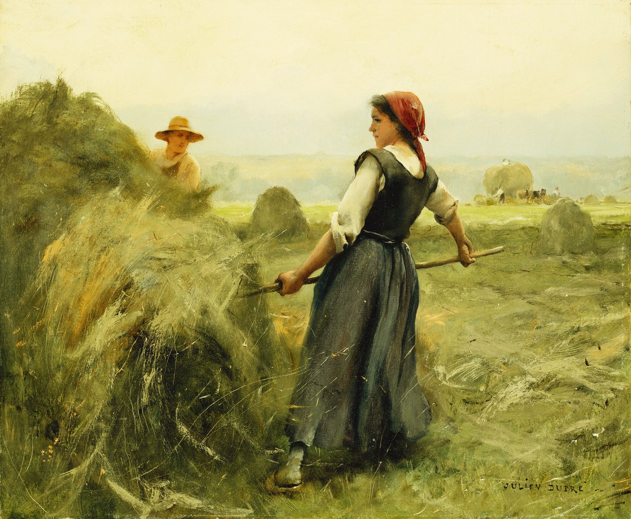 Sianokosy; sianokosy, autorstwa Julien Dupre