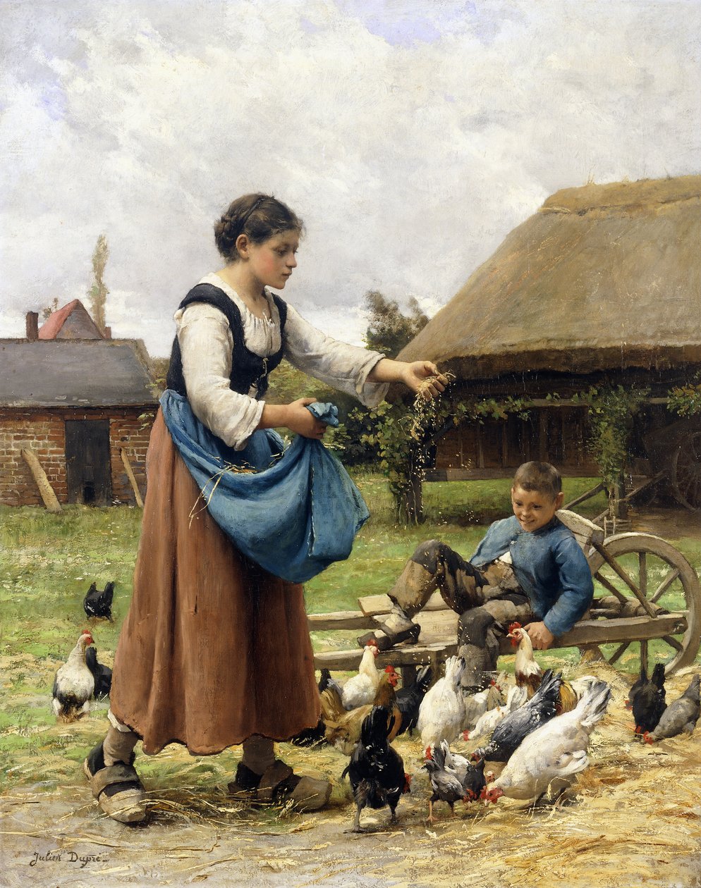 Na podwórku autorstwa Julien Dupre