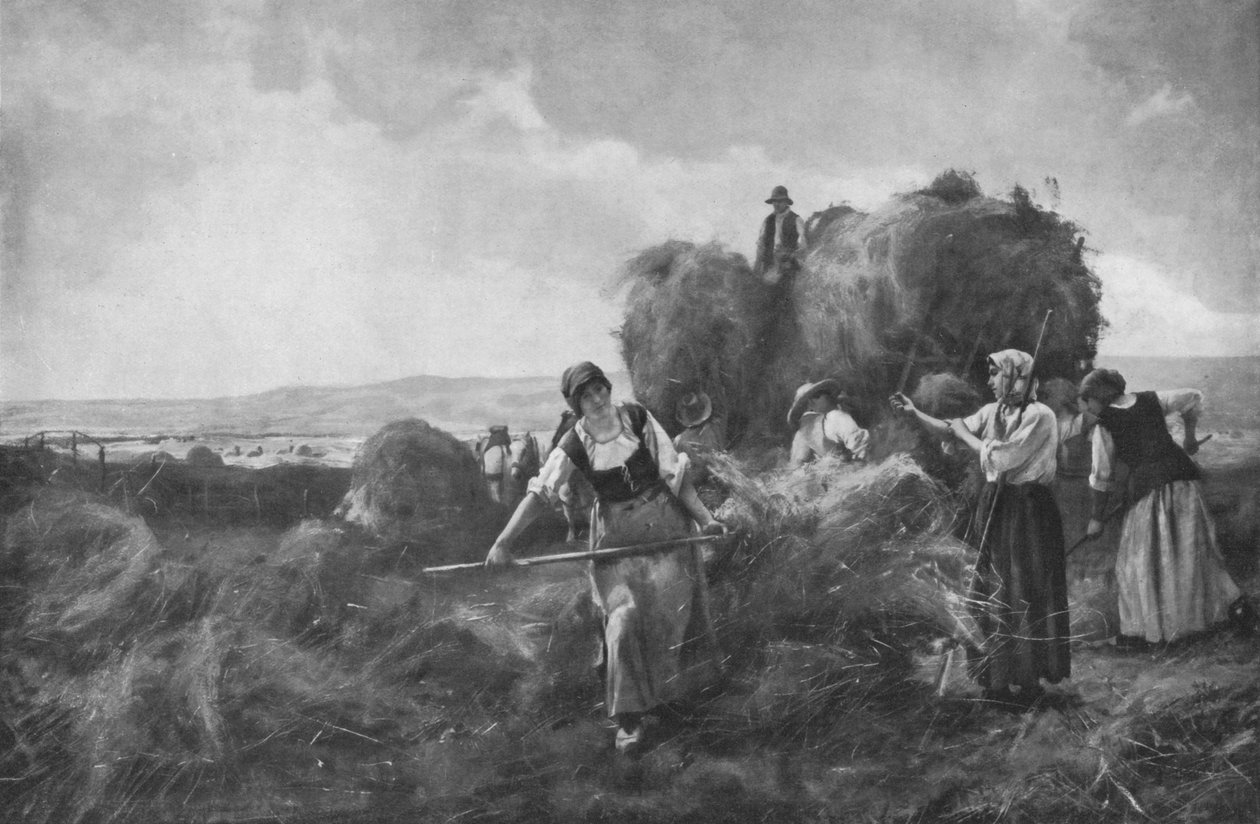 Żniwiarze, c1885, 1912 autorstwa Julien Dupre
