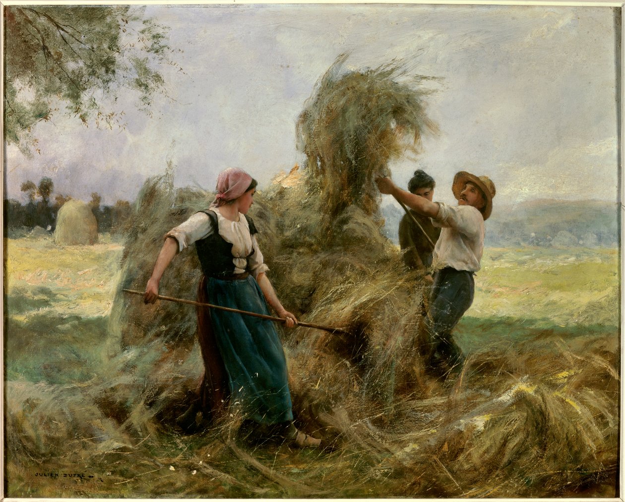 Siano. Obraz Juliena Dupre (1851-1910) autorstwa Julien Dupre