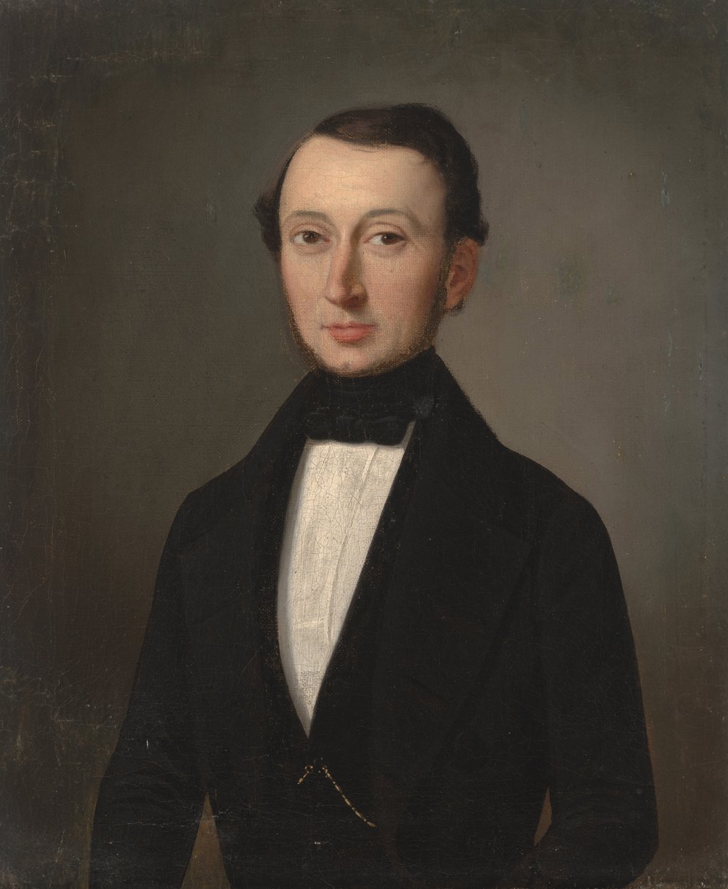 Portret dżentelmena kreolskiego, ok. 1835-37 (olej na płótnie) autorstwa Julien Hudson