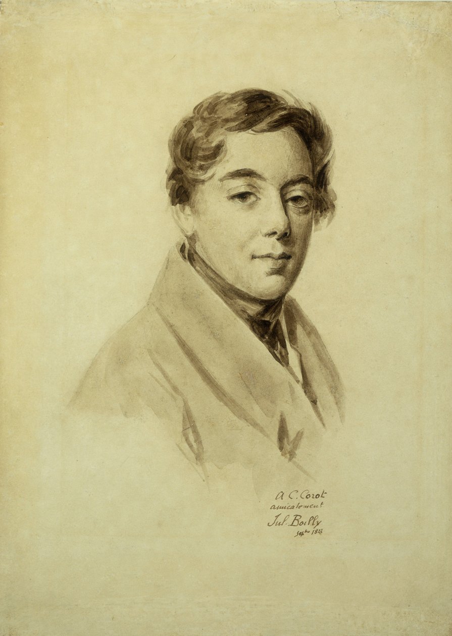 Camille Jean Baptiste Corot, 1822 autorstwa Julien Leopold Boilly