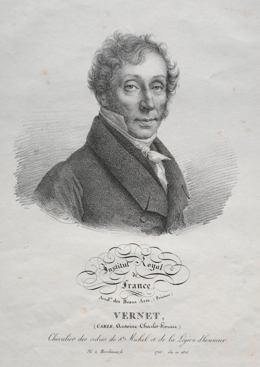 Carl Vernet autorstwa Julien Leopold Boilly