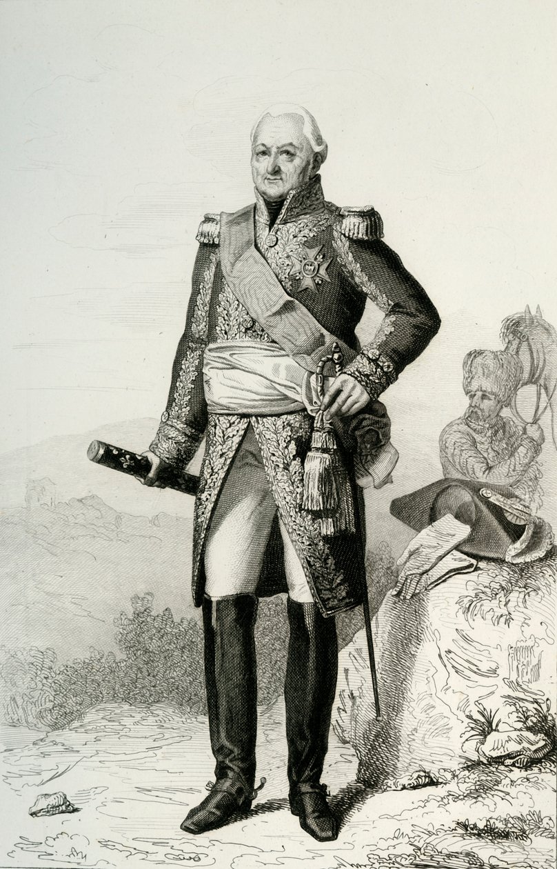 Charles du Houx de Vioménil, 1804, 1839. autorstwa Julien Leopold Boilly