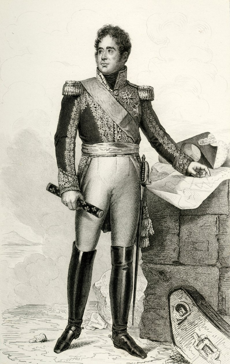 Jacques Lauriston, 1804, 1839. autorstwa Julien Leopold Boilly