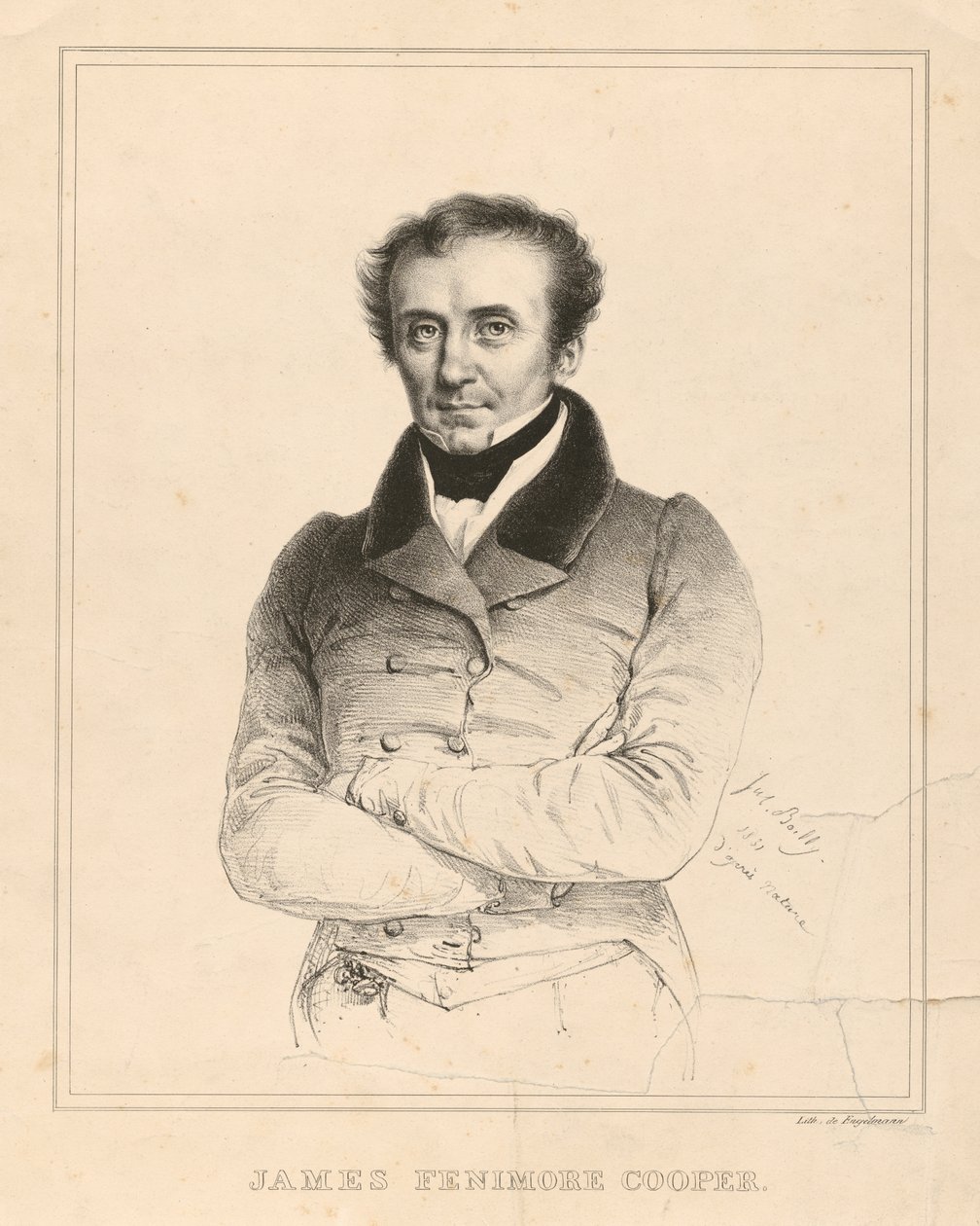 James Fenimore Cooper autorstwa Julien Leopold Boilly