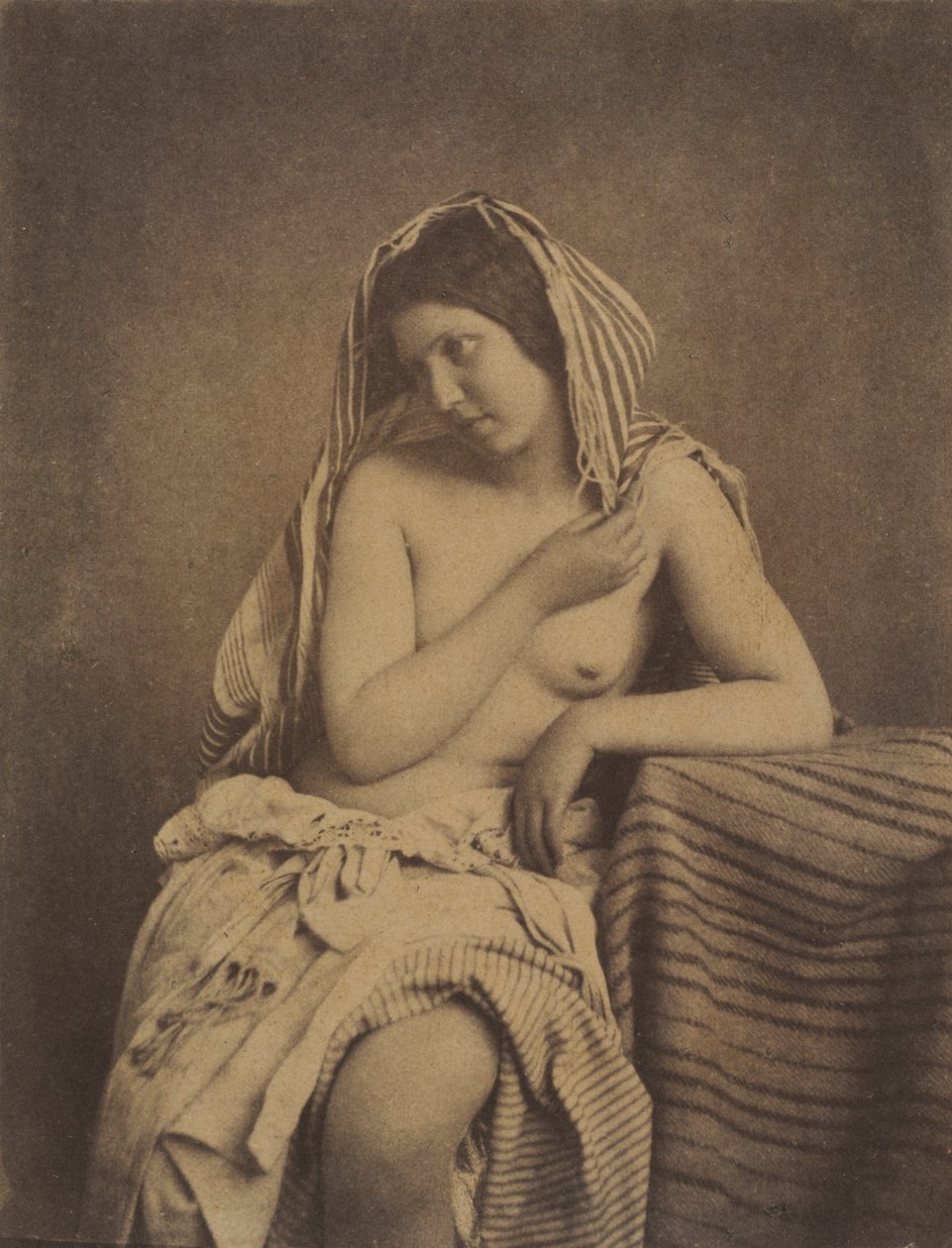 Studium po naturze, c. 1853-1855. autorstwa Julien Vallou de Villeneuve