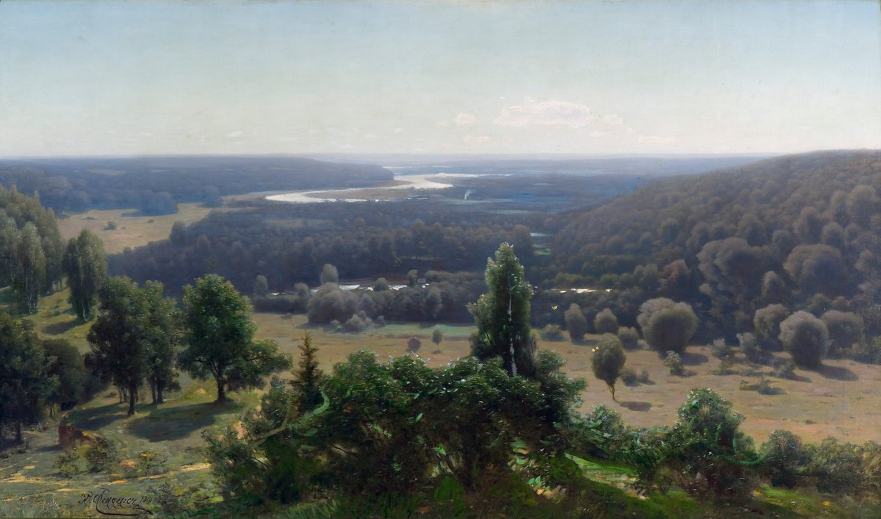 Dolina Gauja autorstwa Julijs Feders