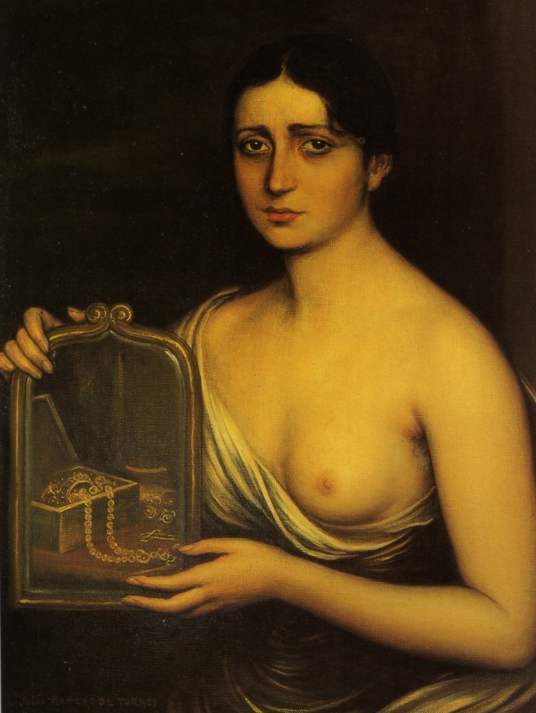 Kłopot autorstwa Julio Romero de Torres