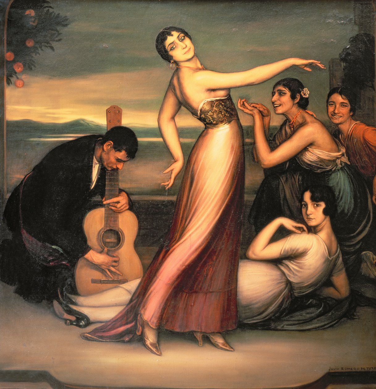 Alegoria szczęścia autorstwa Julio Romero de Torres