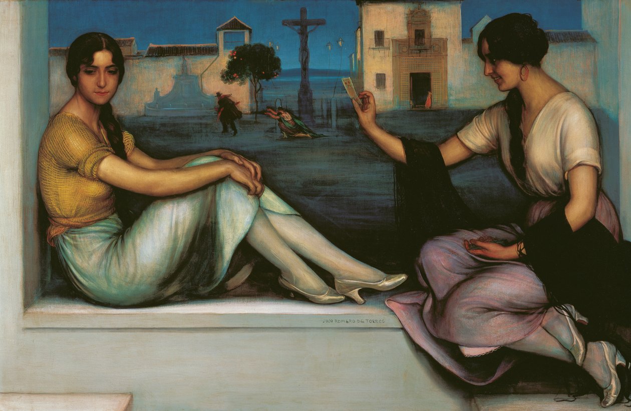 Przepowiadanie przyszłości autorstwa Julio Romero de Torres