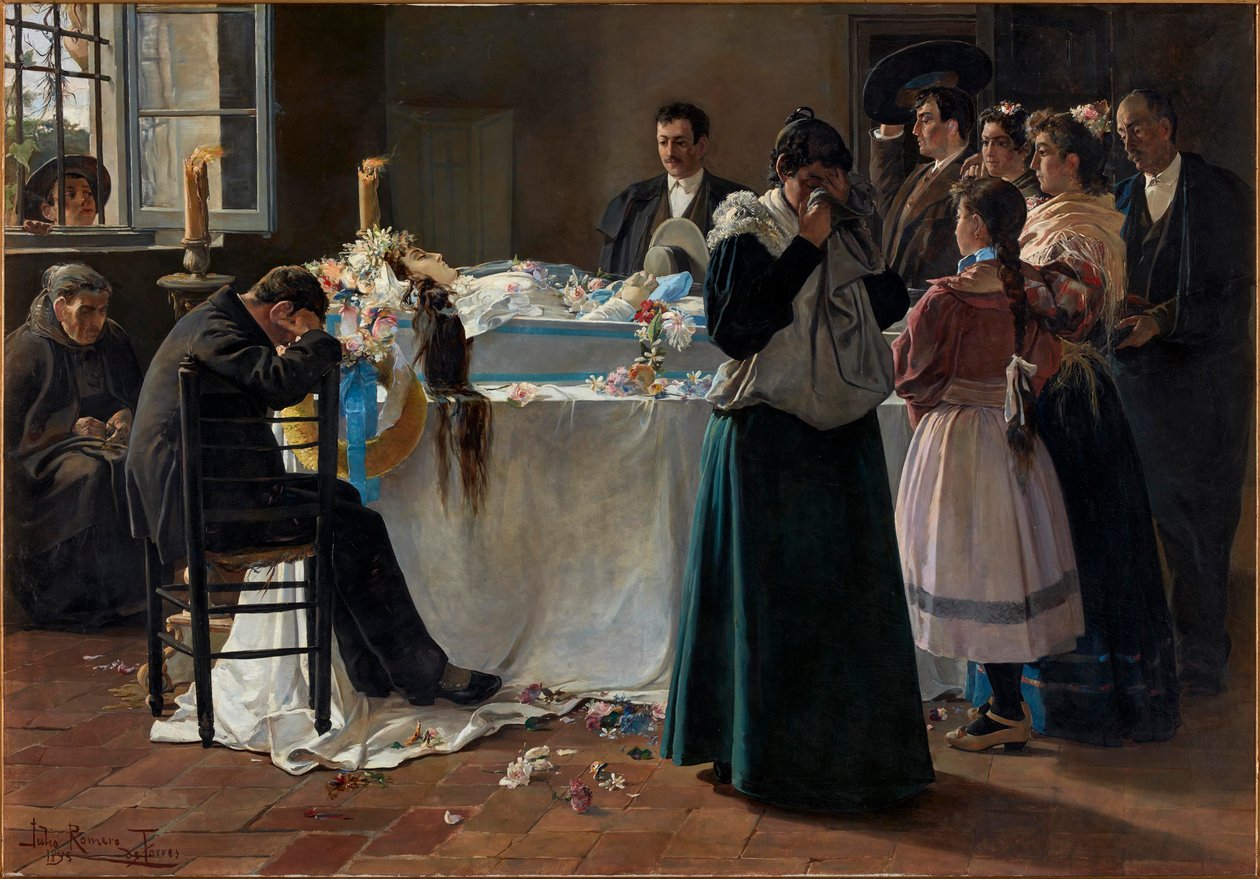 Zobacz, jaka była ładna, 1895. autorstwa Julio Romero de Torres