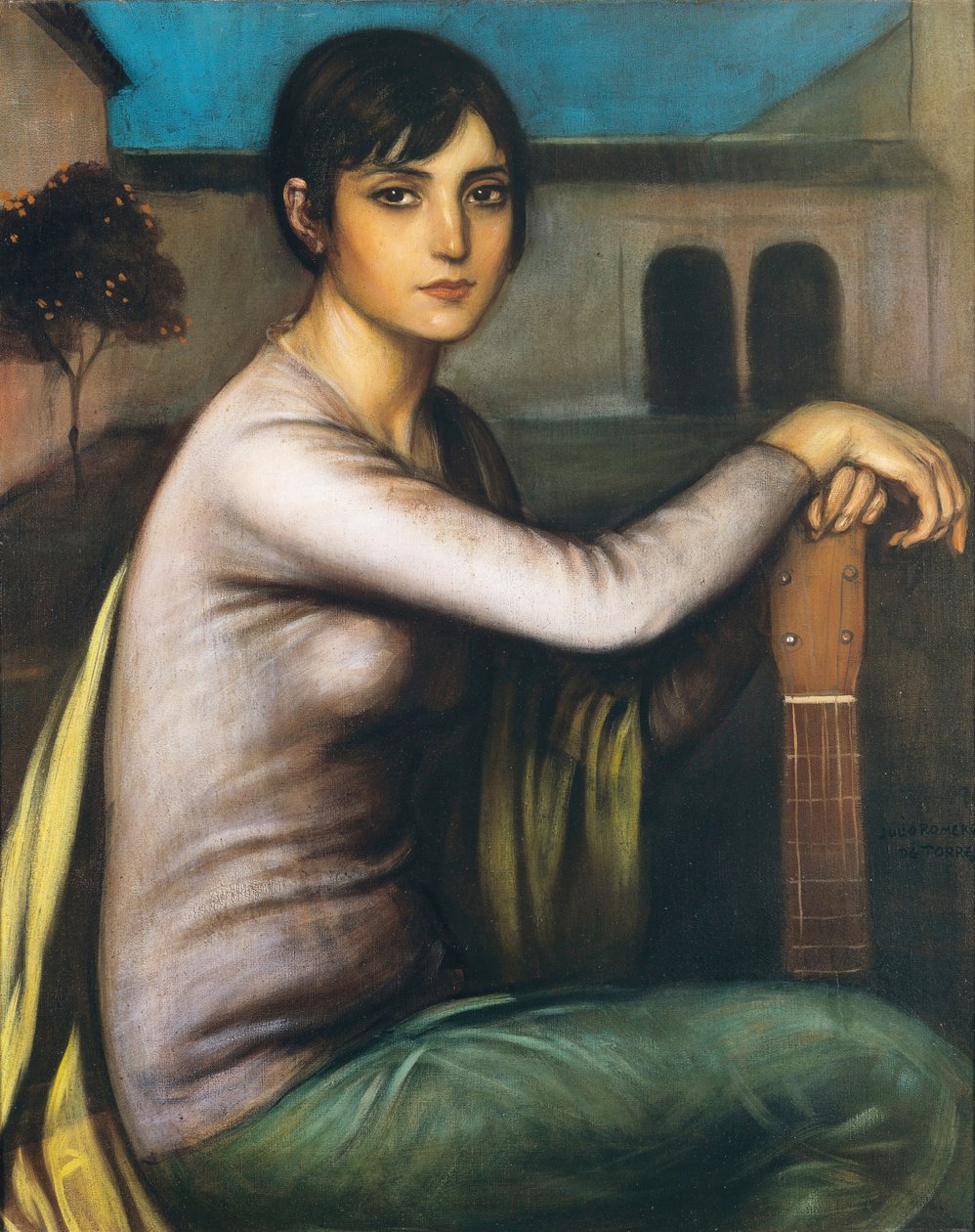 Andaluzyjski smutek Melancholia, ok. 1925-1928. autorstwa Julio Romero de Torres