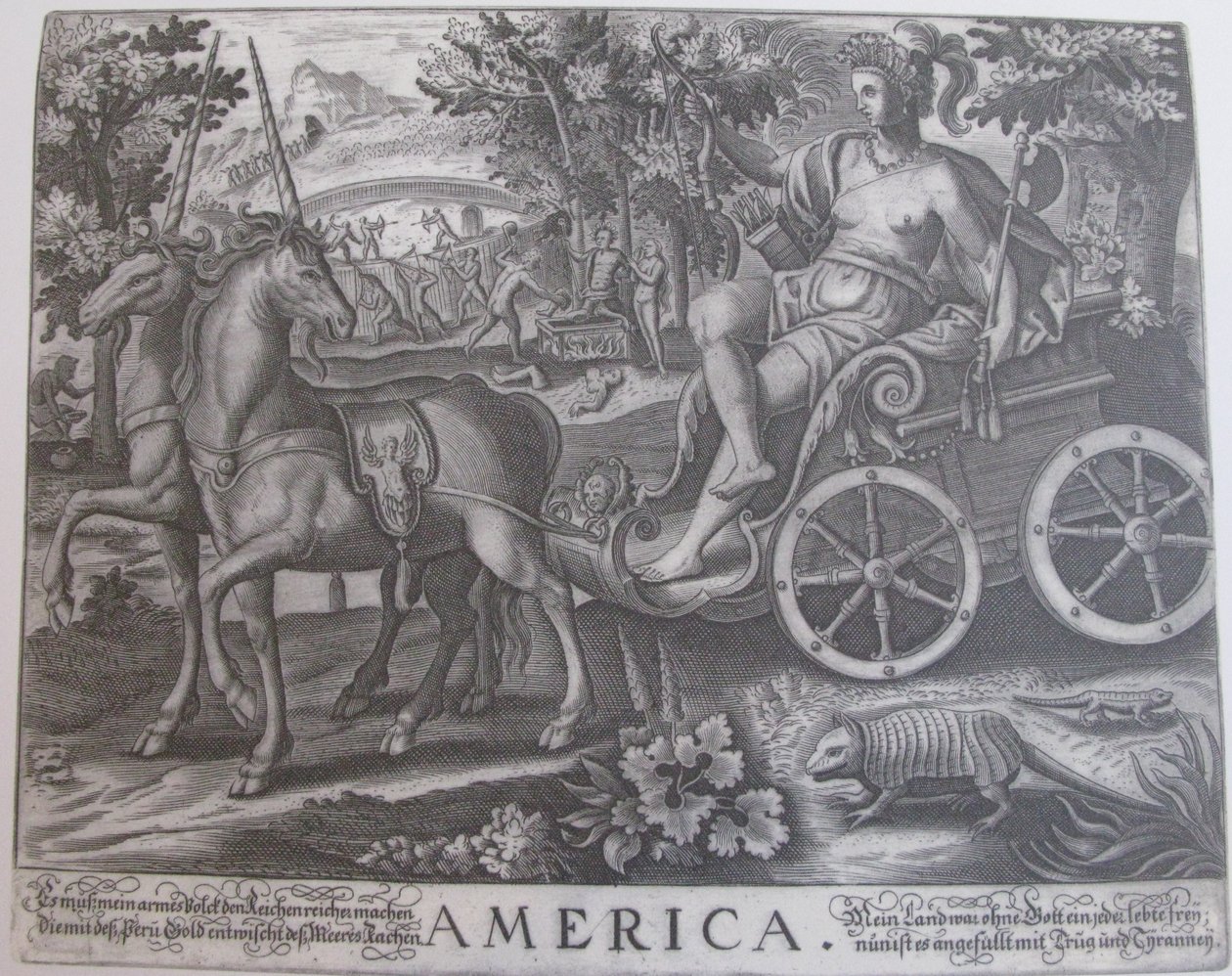 Ameryka autorstwa Julius Goltzius