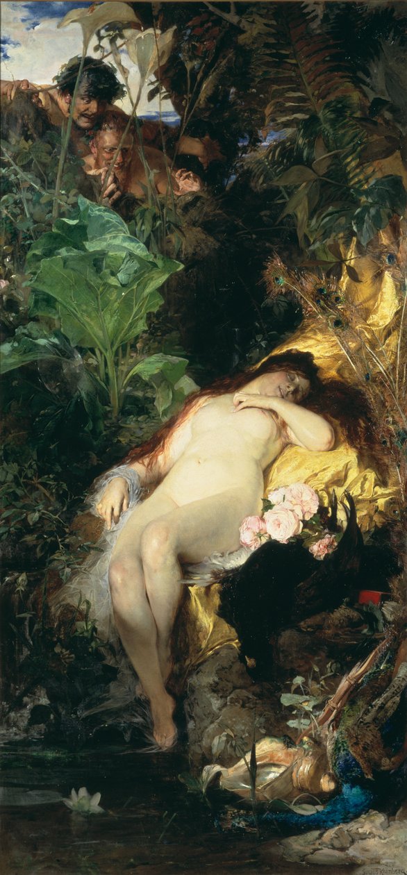 Kupidyn, 1878 autorstwa Julius Kronberg