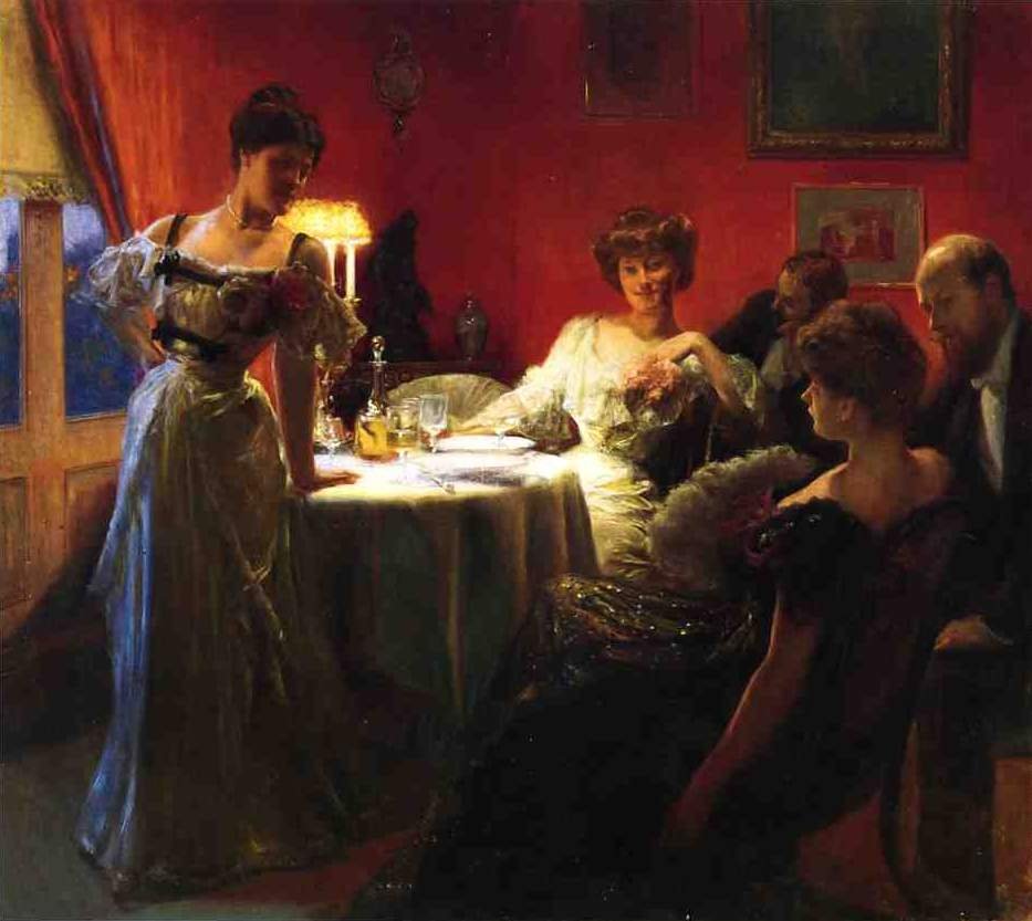 Wieczerza autorstwa Julius Leblanc Stewart