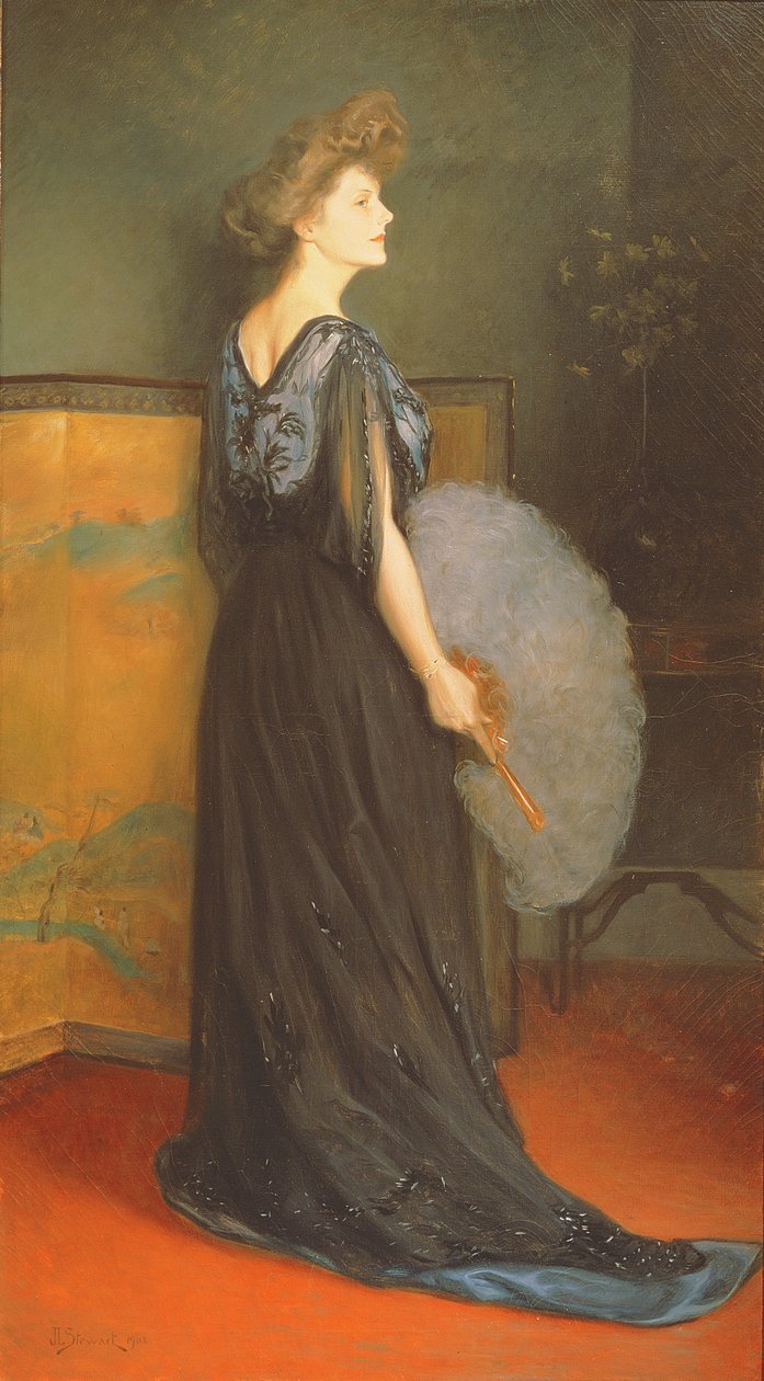Portret pani Francis Stanton Blake, 1908 autorstwa Julius Leblanc Stewart