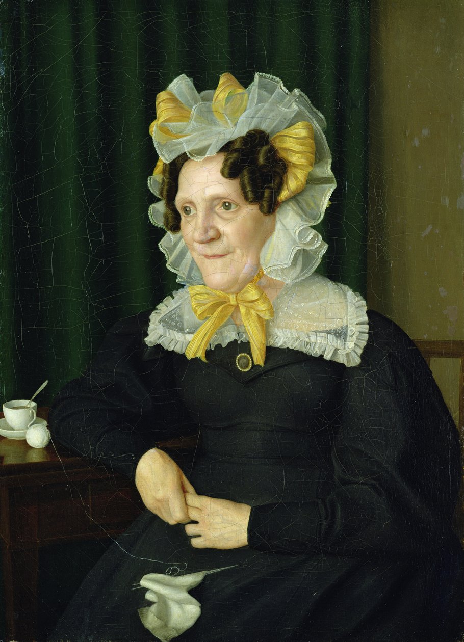 Portret starej kobiety, 1829 autorstwa Julius Oldach