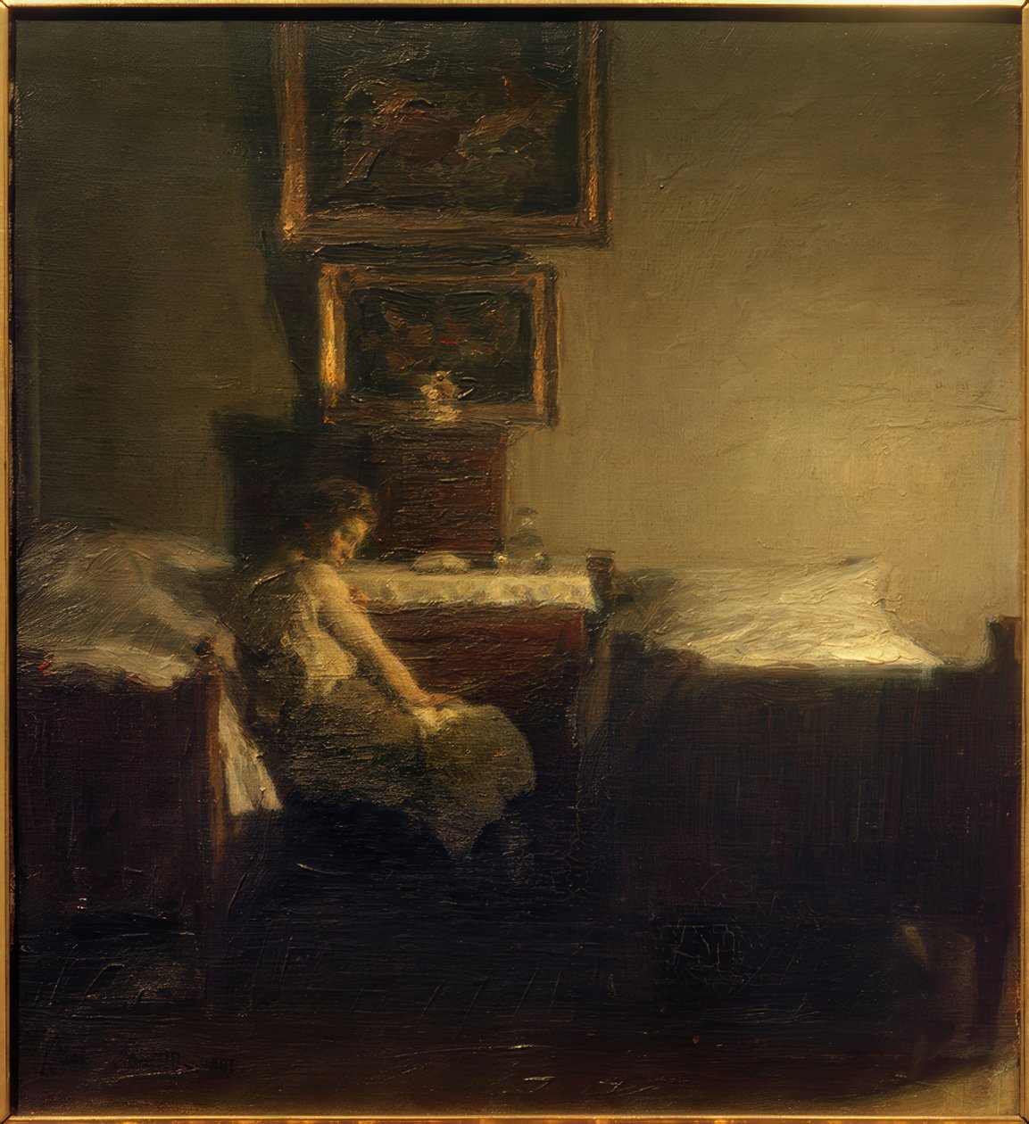 W sypialni autorstwa Julius Paulsen