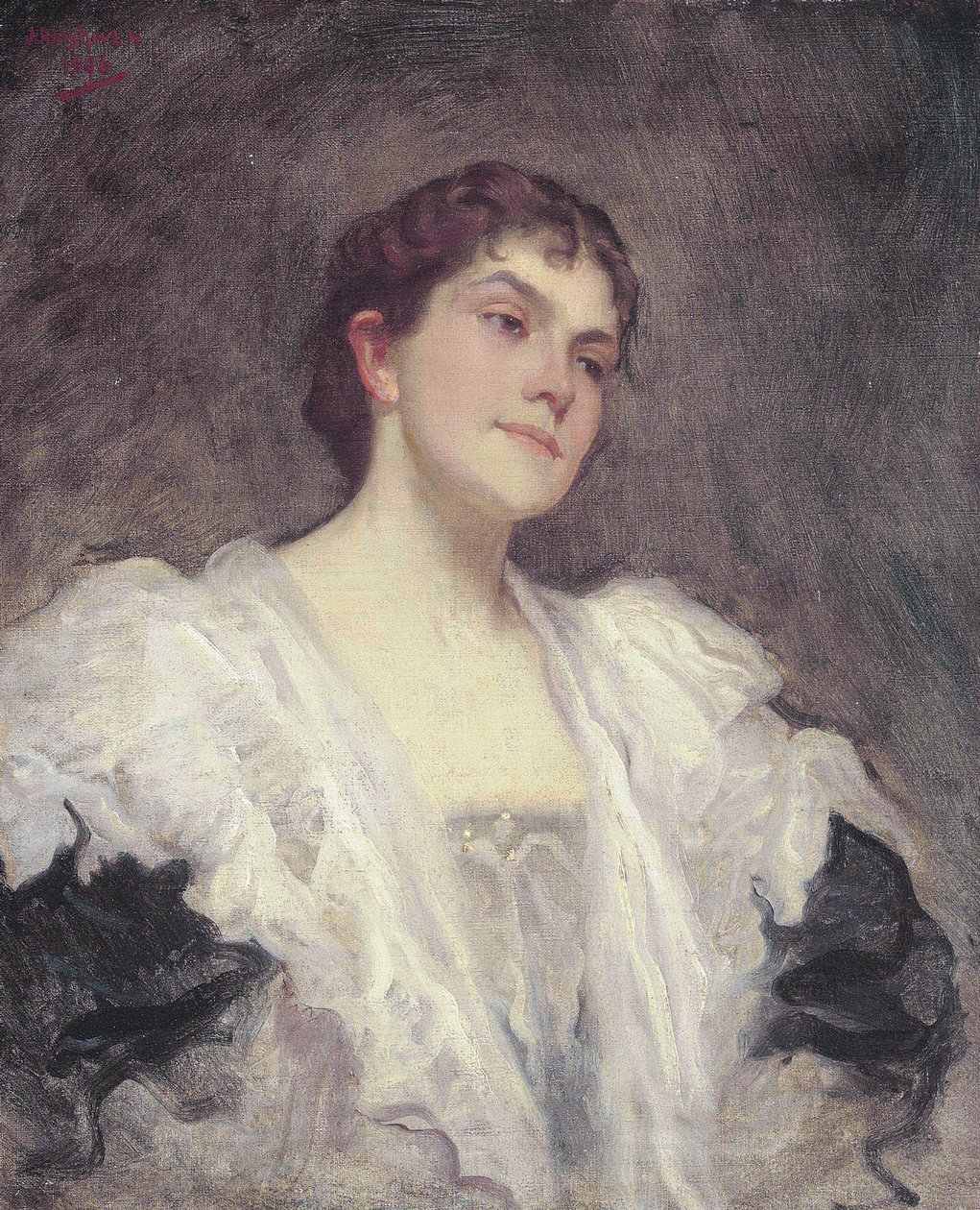 Piosenkarka Lady Lillian June Henschel z domu Bailey autorstwa Julius C. Rolshoven