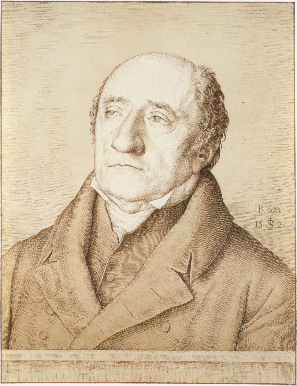 Portret barona Karla vom und zum Stein autorstwa Julius Schnorr von Carolsfeld