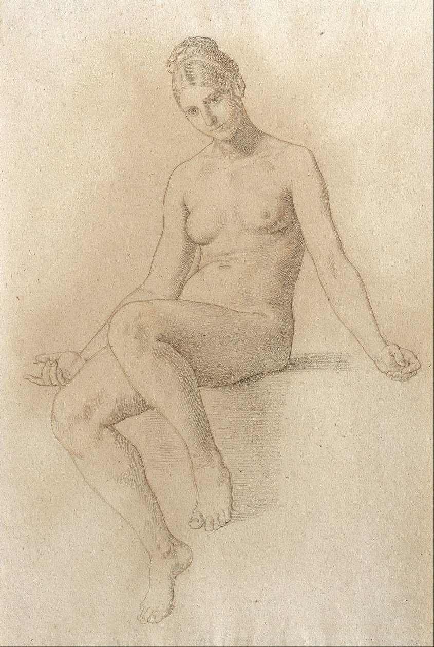 Akt kobiecy autorstwa Julius Schnorr von Carolsfeld