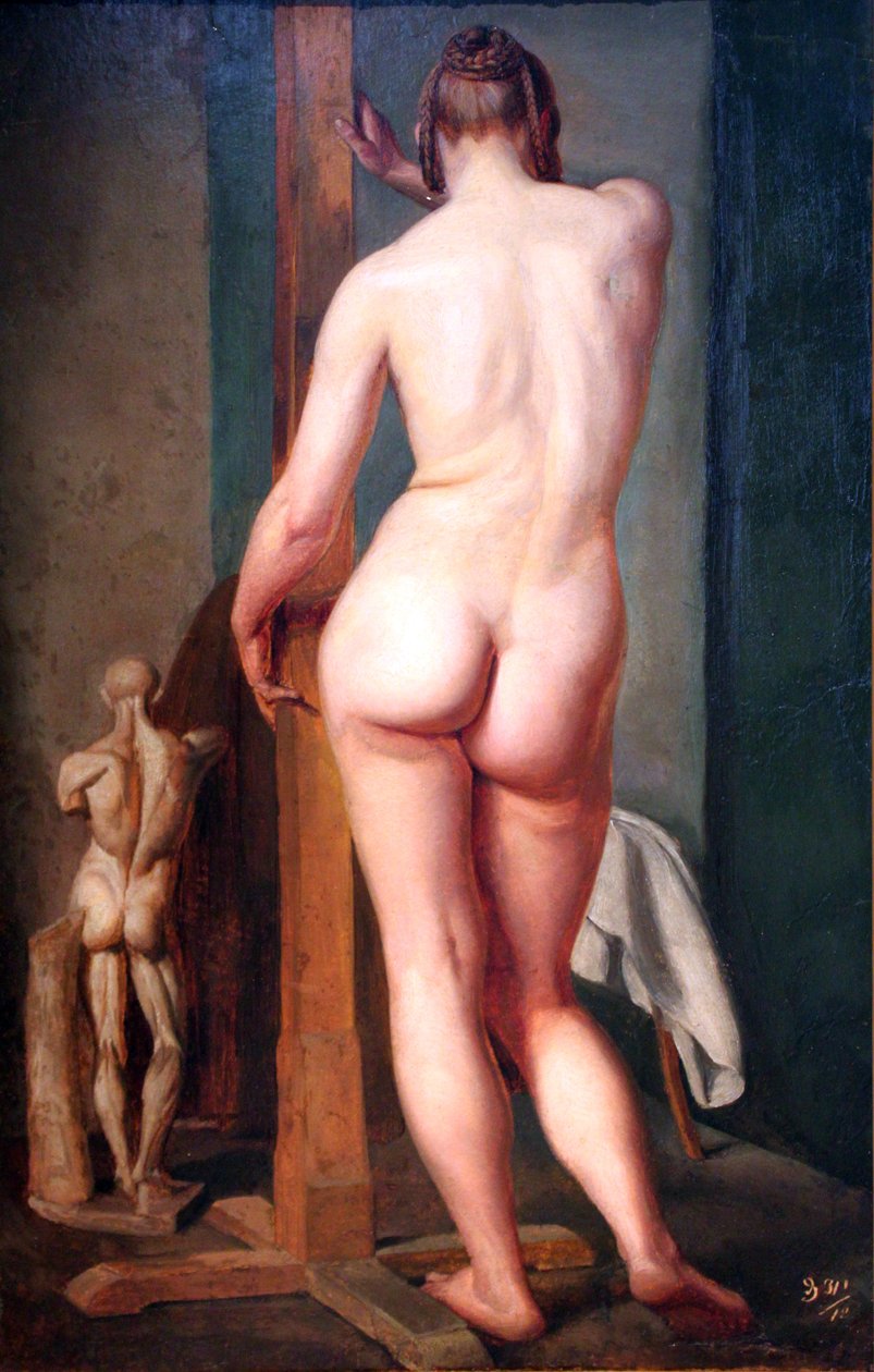 Kobiece plecy autorstwa Julius Schnorr von Carolsfeld