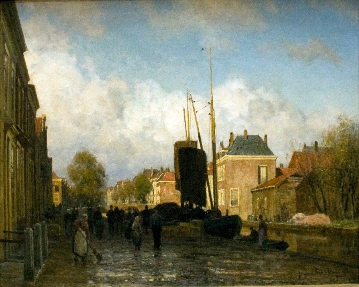 Chory csatorna Hagaban Dutch: Chorzy w Hadze autorstwa Julius Sande de van Bakhuyzen