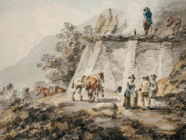 Wapiennik (akwarela na papierze) autorstwa Julius Caesar Ibbetson
