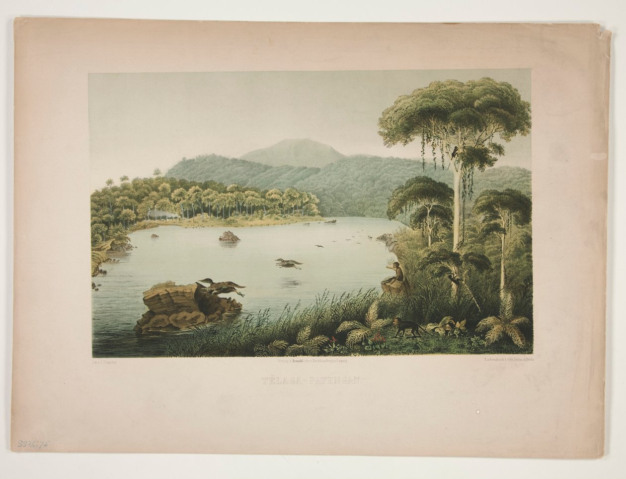 Telaga - Patengan autorstwa Julius Friedrich Tempeltey