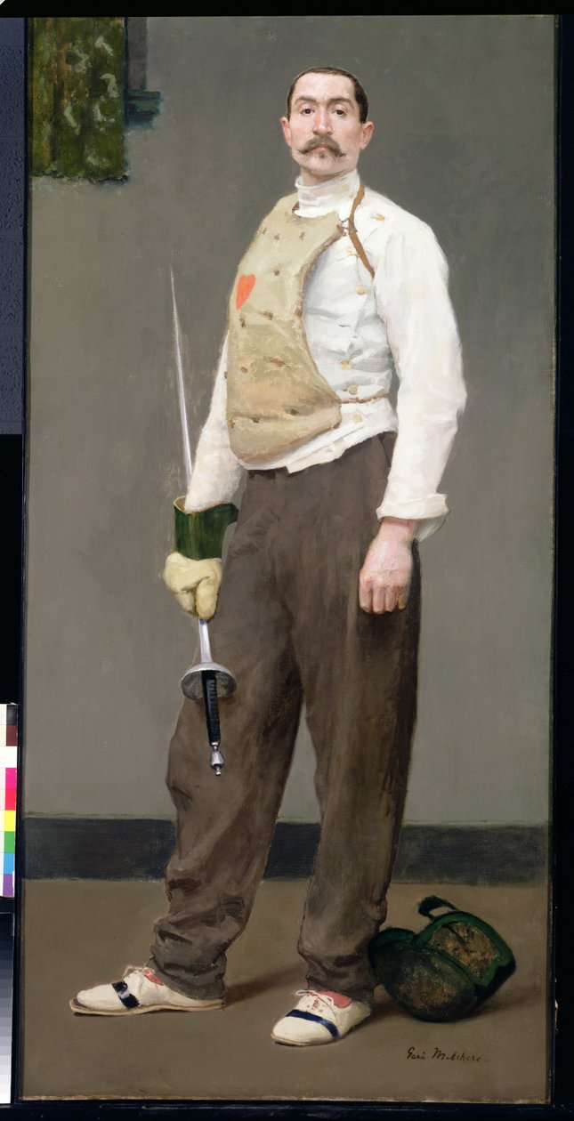 Mistrz szermierki, ok.1900 autorstwa Julius Gari Melchers