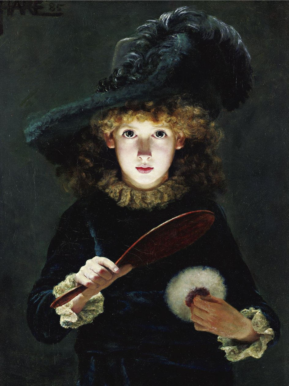 Przebieranie się, 1885 autorstwa Julius Hare