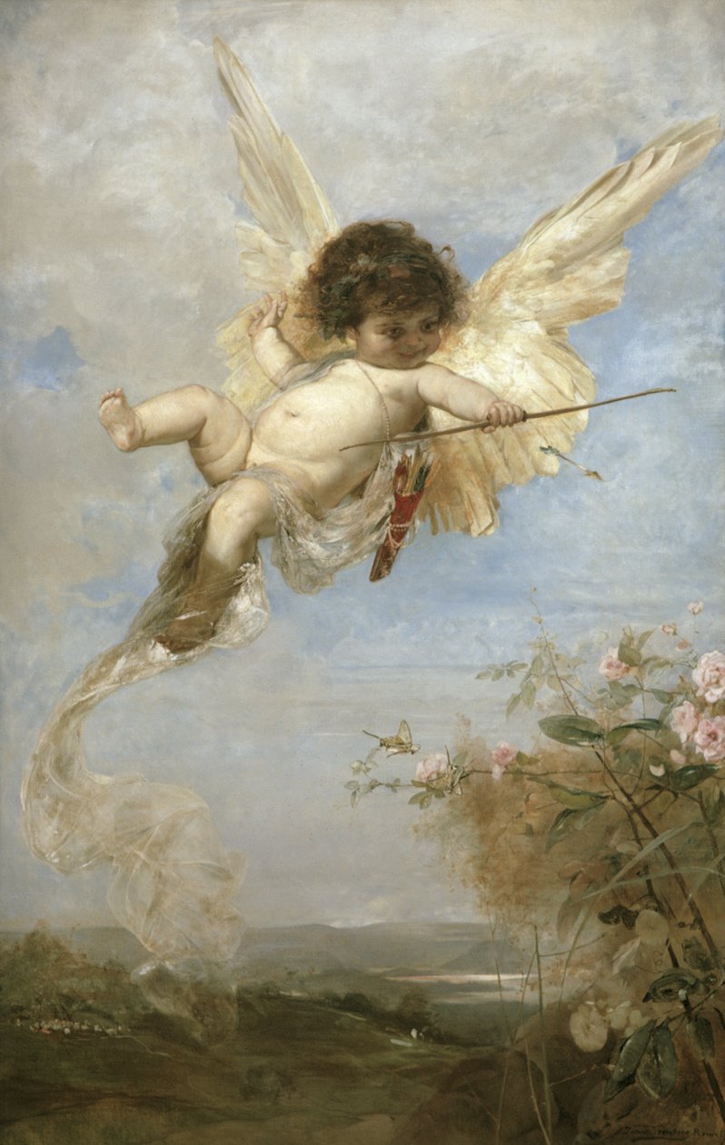 Kupidyn, 1878 autorstwa Julius Kronberg