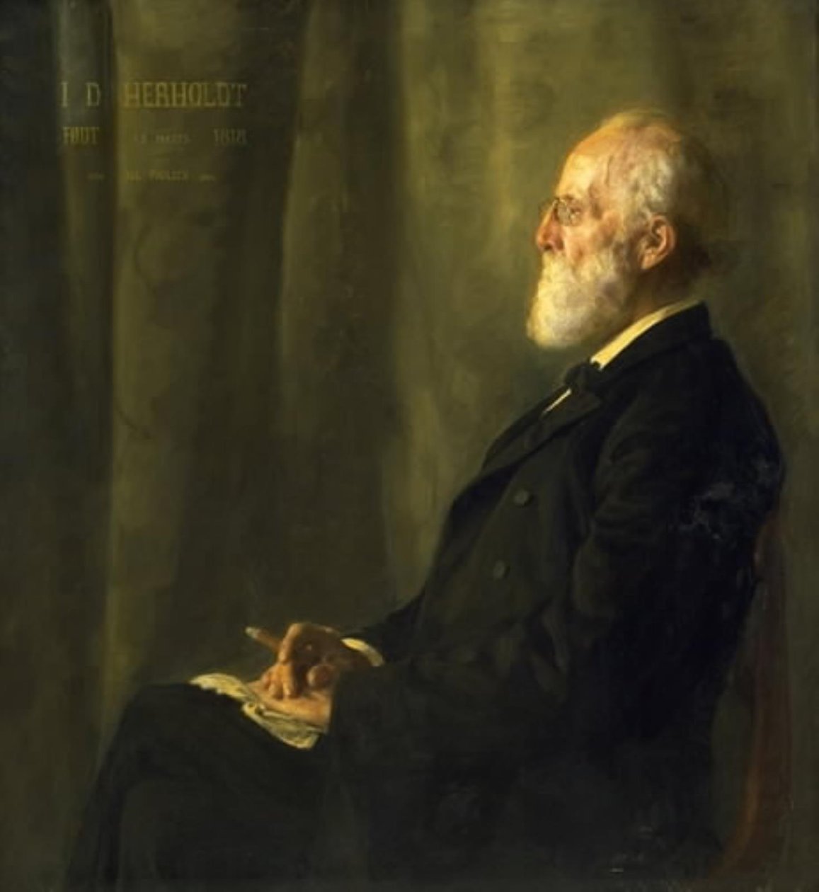 Architekt J.D. Herholdt autorstwa Julius Paulsen