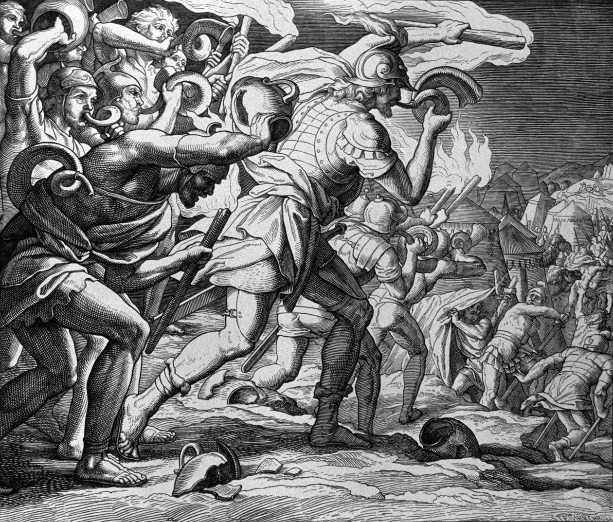 Gedeon autorstwa Julius Schnorr von Carolsfeld