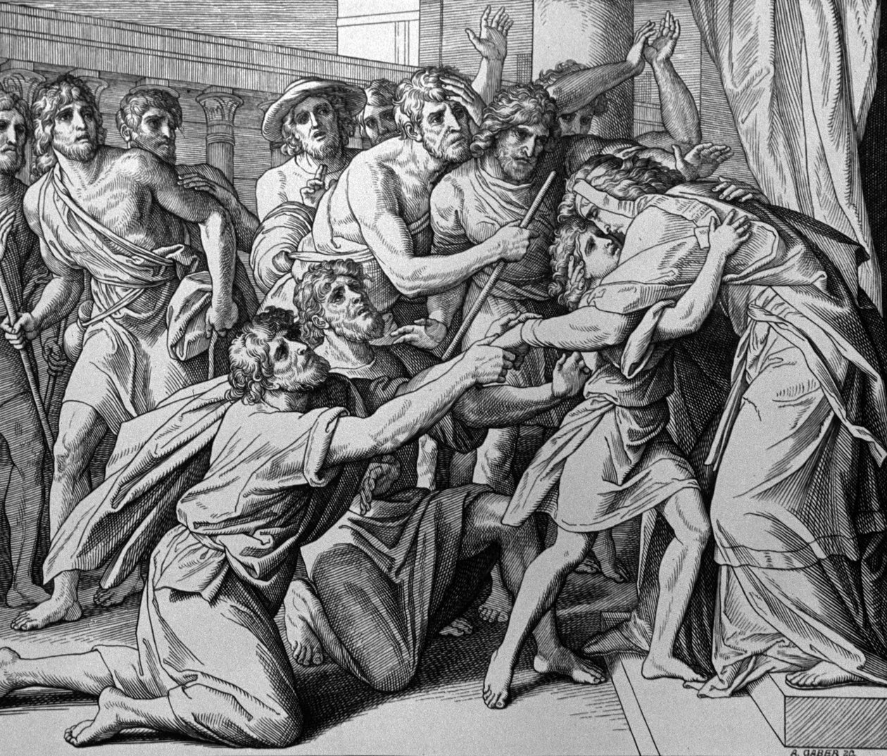 Józef i jego bracia autorstwa Julius Schnorr von Carolsfeld