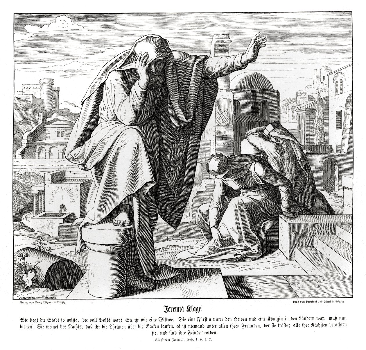 Biadolenie autorstwa Julius Schnorr von Carolsfeld