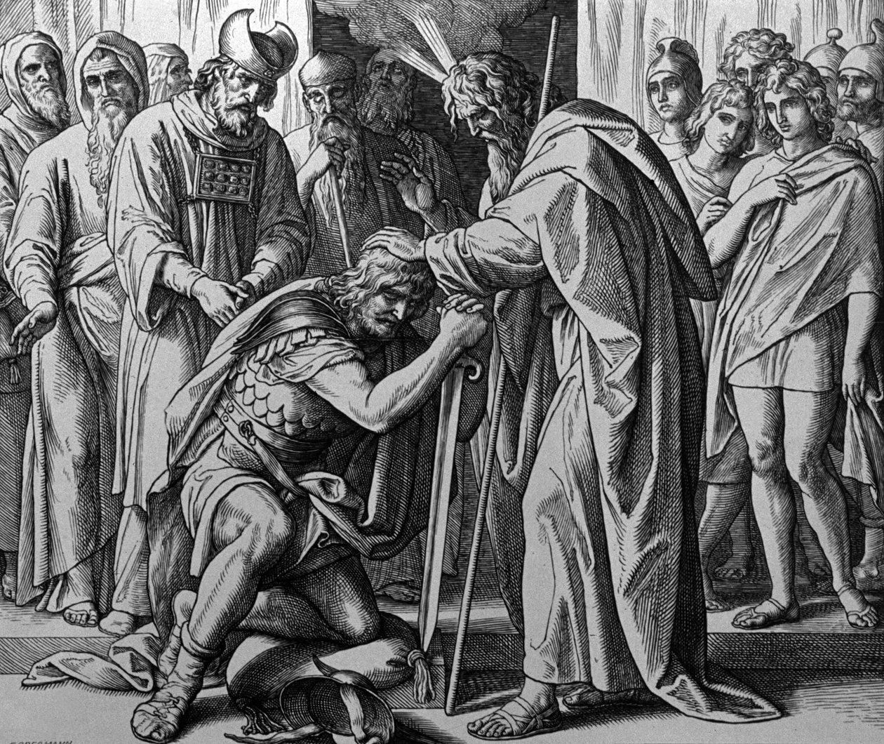 Mojżesz i Jozue autorstwa Julius Schnorr von Carolsfeld