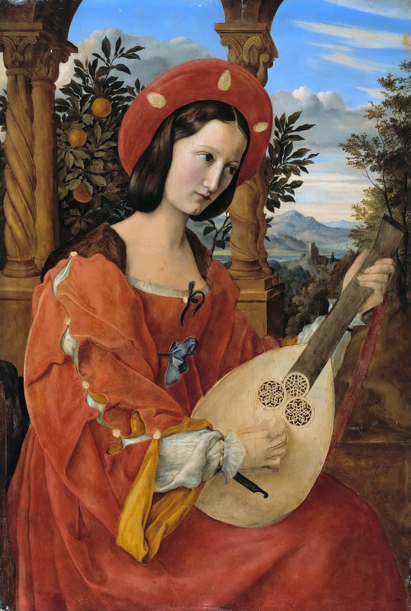 Portret Clary Bianki von Quandt, 1820. autorstwa Julius Schnorr von Carolsfeld