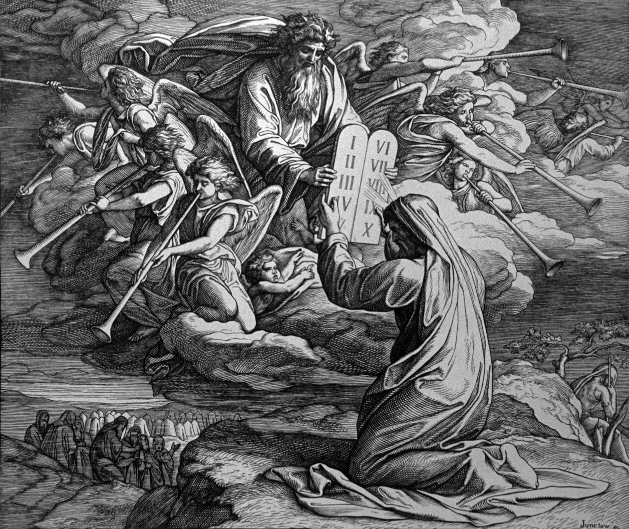 Tabele ustawy autorstwa Julius Schnorr von Carolsfeld