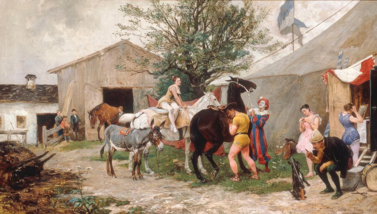 Cyrk autorstwa Julius von Blaas