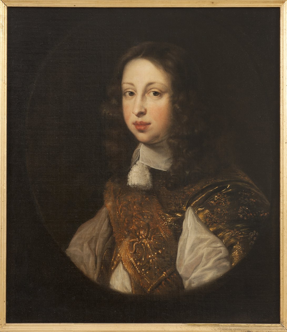 Le prince heritier Johann Georg von Schleswig Holstein Gottorp - Portret Johanna Georga (1638-1655), następcy tronu Holstein-Gottorp, po Ovens, Jurgen (Jurriaen) (1623-1678). Olej na płótnie. Wymiar : 68x59 cm. Muzeum Narodowe w Sztokholmie autorstwa Jürgen Ovens