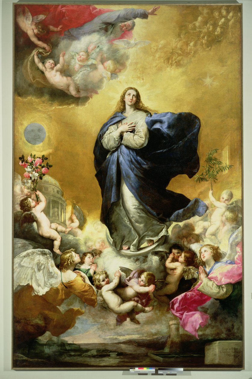 Niepokalane Poczęcie, 1635 autorstwa Jusepe de Ribera